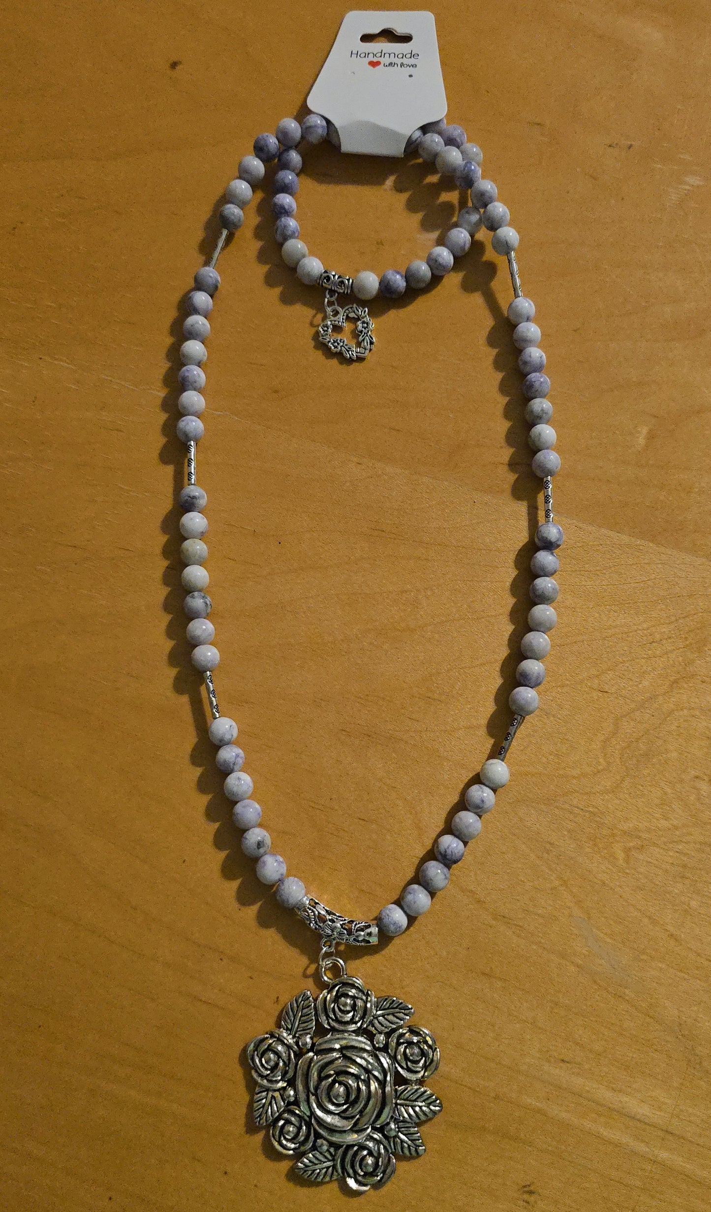 Violet Turquoise Necklace/Bracelet set (VIP quality stones)