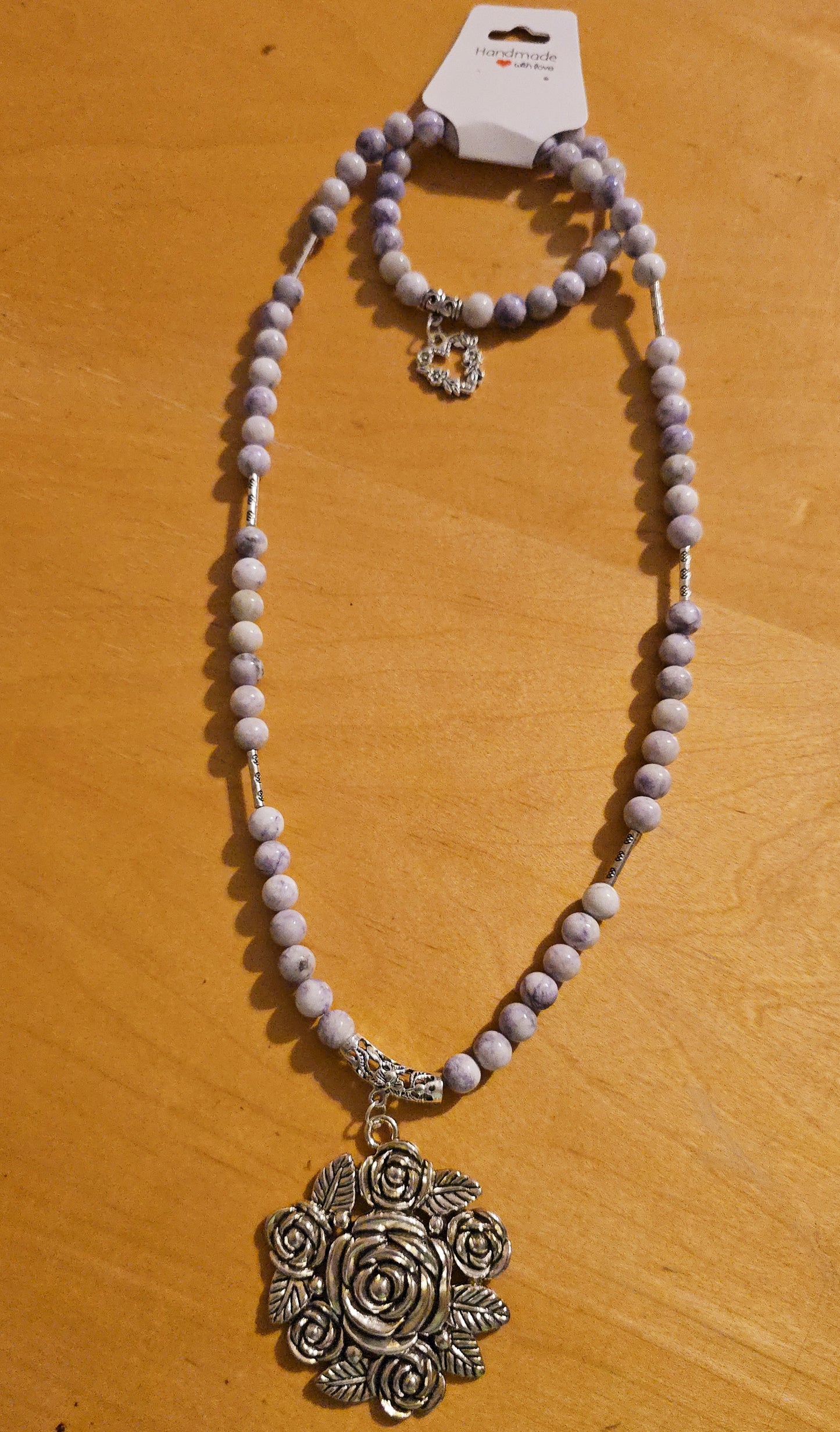 Violet Turquoise Necklace/Bracelet set (VIP quality stones)