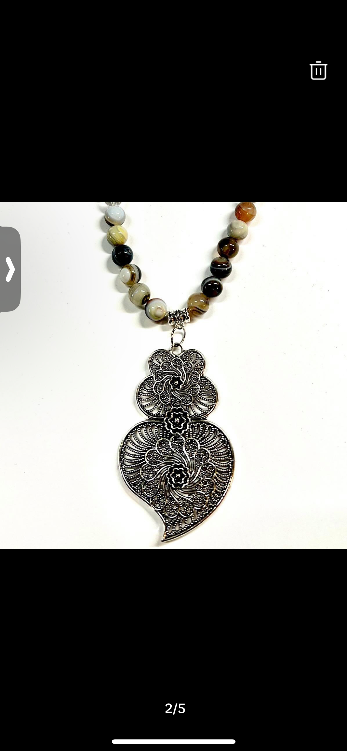 Botswana agate necklace/bracelet set