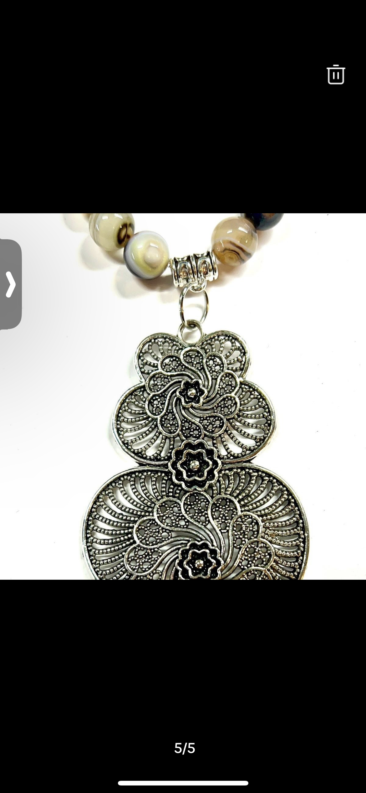Botswana agate necklace/bracelet set