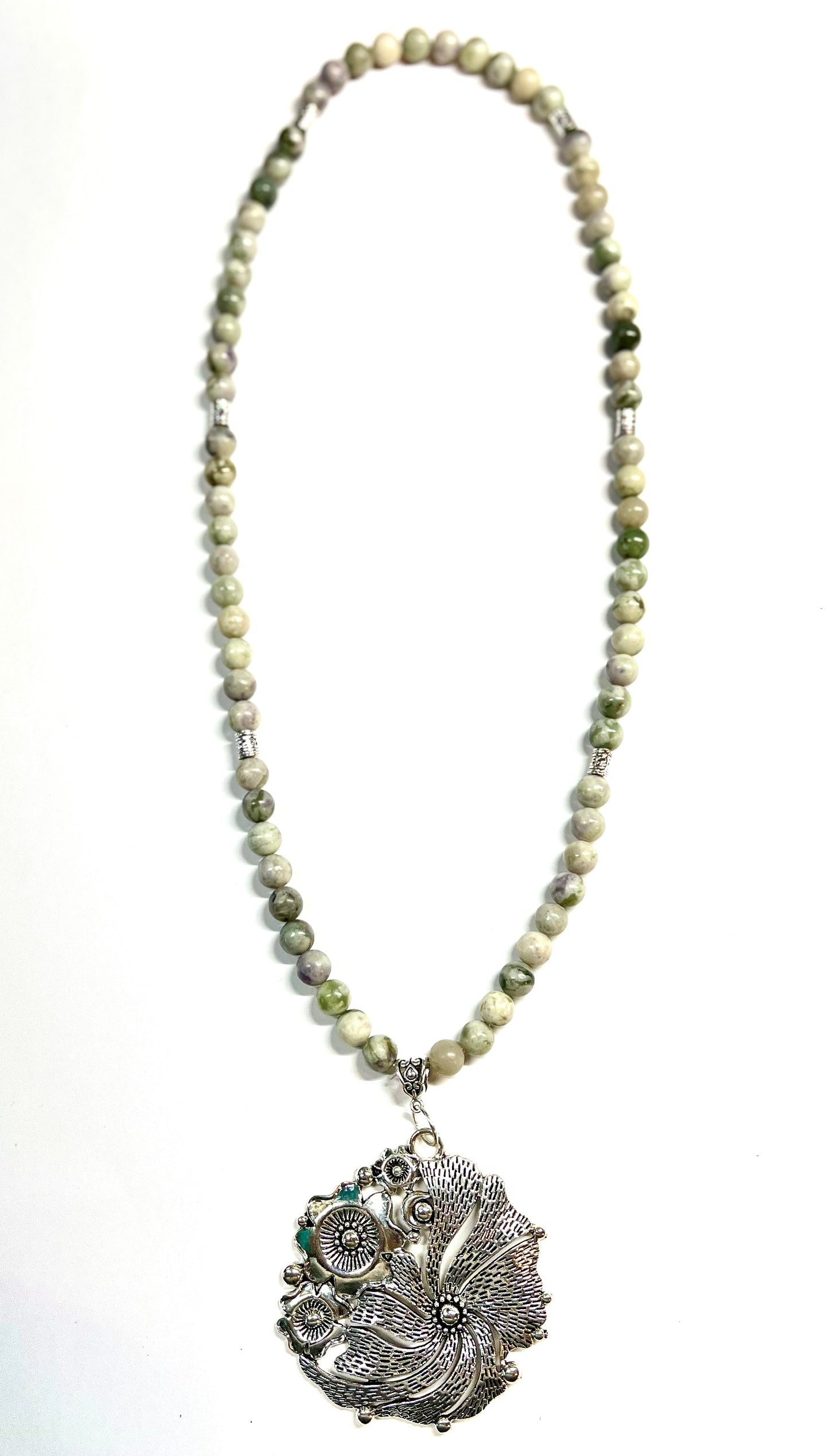 Tree agate necklace
