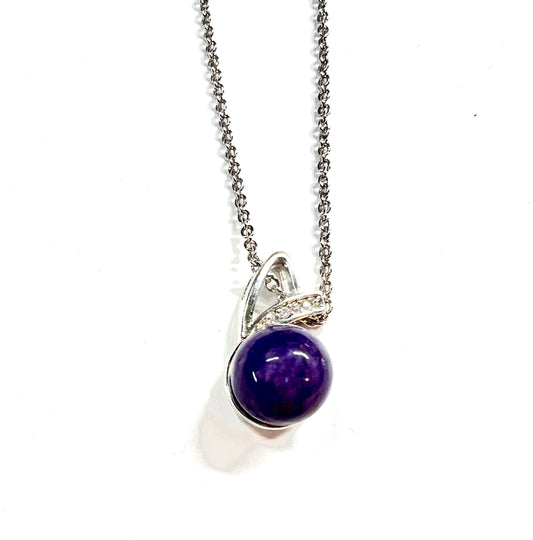 Charoite Necklace .925